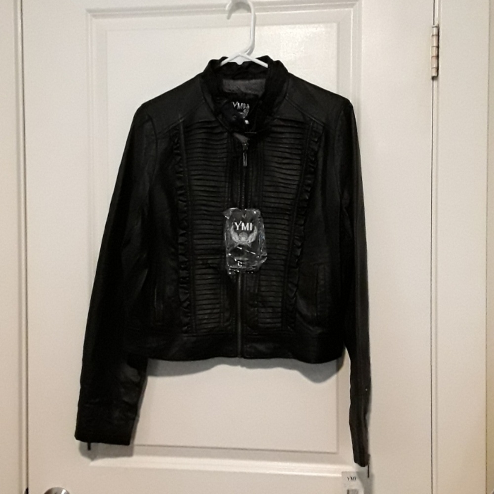YMI Faux Leather Jacket Size XL
